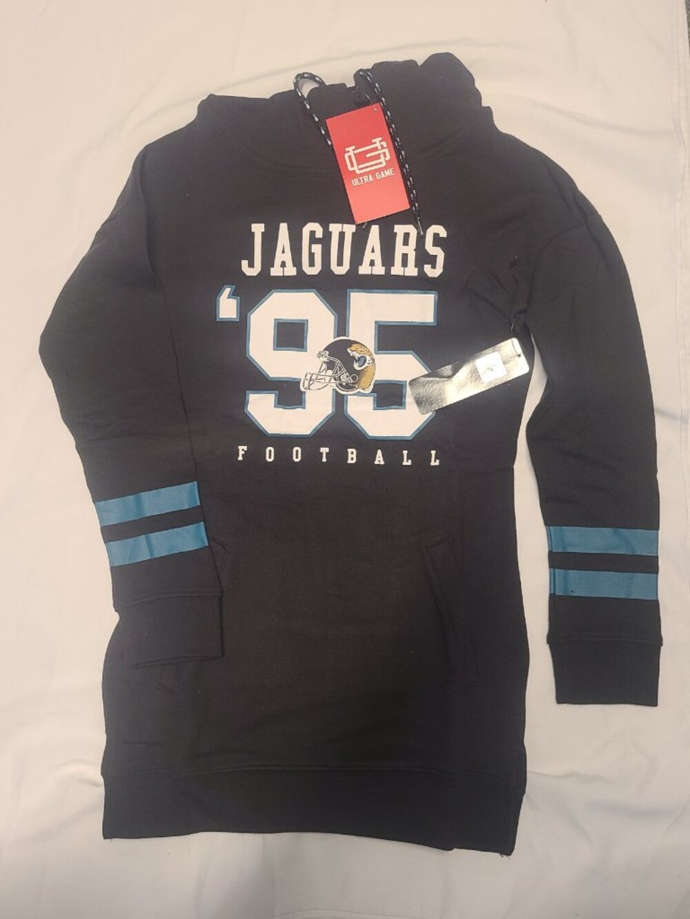 Jacksonville Jaguars Women’s Black Slim Fit Hoodie Small NFL NWT